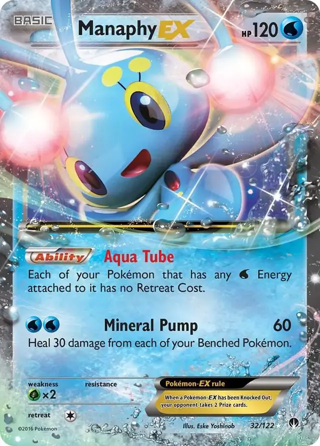 Manaphy EX - Pokemon BREAKpoint #32