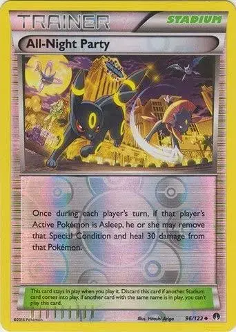 All-Night Party [Reverse Holo] - Pokemon BREAKpoint #96