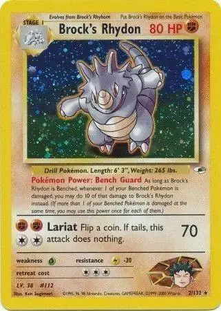 Brock's Rhydon - Pokemon Gym Heroes #2