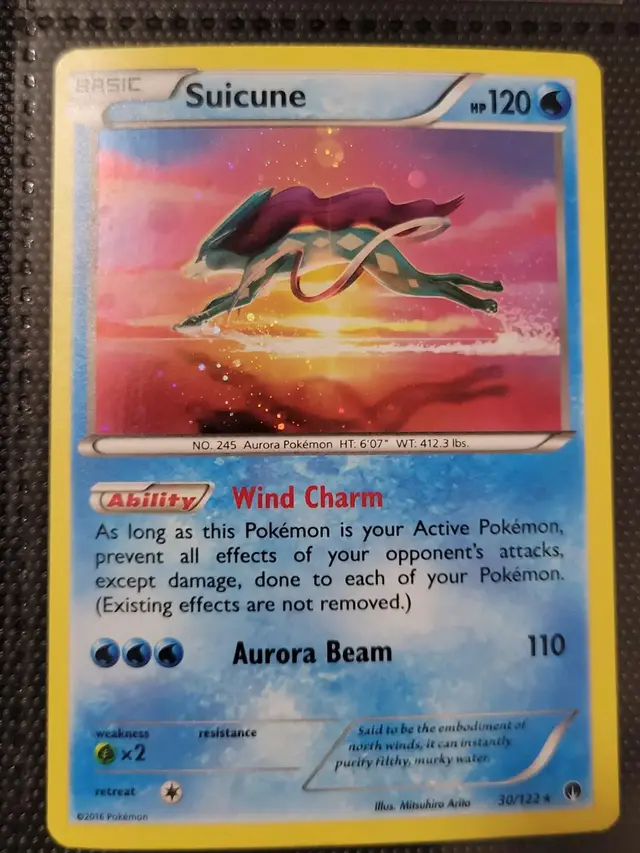 Suicune [Cosmos Holo] - Pokemon BREAKpoint #30