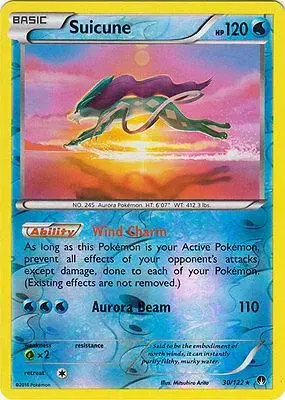 Suicune [Reverse Holo] - Pokemon BREAKpoint #30
