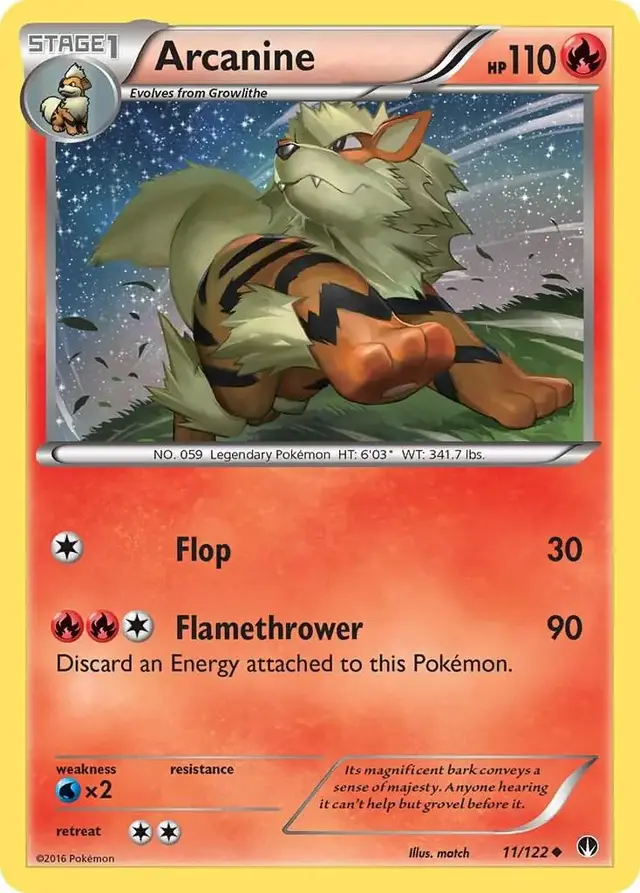 Arcanine - Pokemon BREAKpoint #11