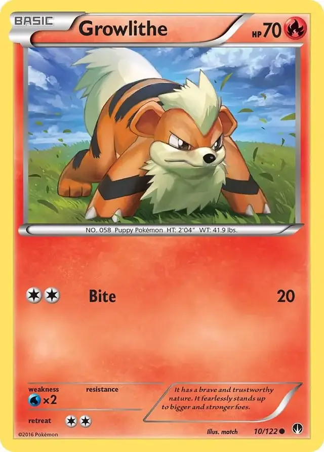 Growlithe - Pokemon BREAKpoint #10