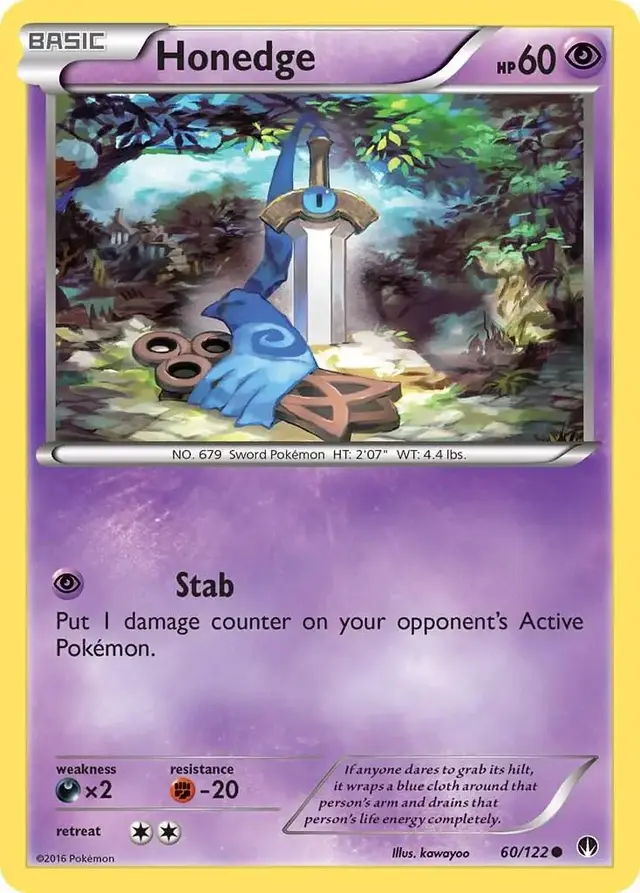 Honedge - Pokemon BREAKpoint #60