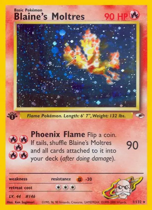 Blaine's Moltres [1st Edition] - Pokemon Gym Heroes #1