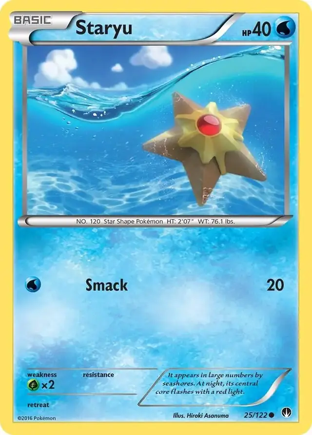 Staryu - Pokemon BREAKpoint #25