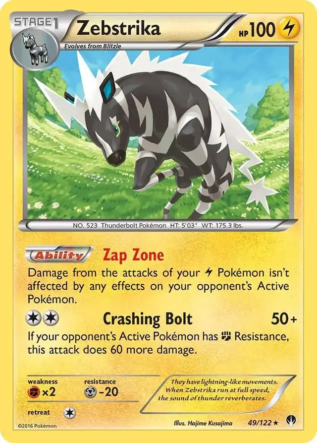 Zebstrika - Pokemon BREAKpoint #49