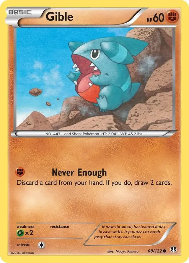 Gible - Pokemon BREAKpoint #68