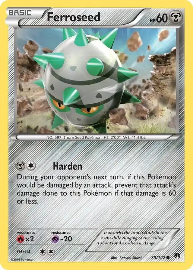 Ferroseed - Pokemon BREAKpoint #79
