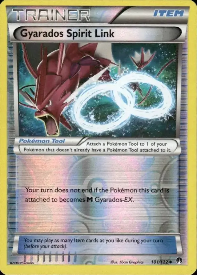 Gyarados Spirit Link [Reverse Holo] - Pokemon BREAKpoint #101