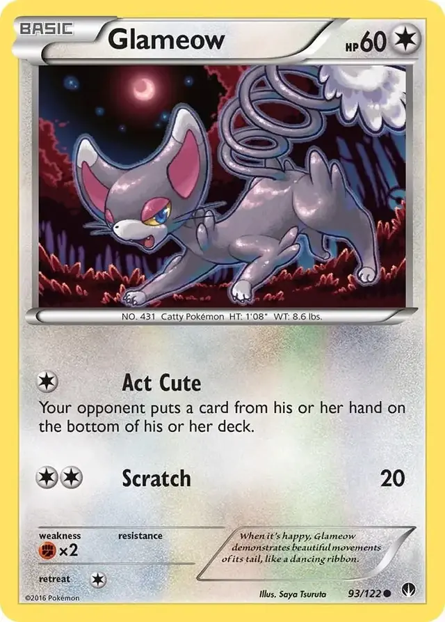 Glameow - Pokemon BREAKpoint #93