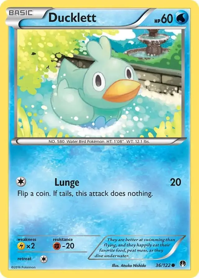 Ducklett - Pokemon BREAKpoint #36