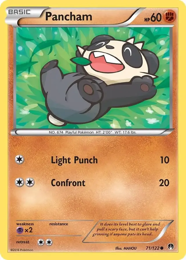 Pancham - Pokemon BREAKpoint #71
