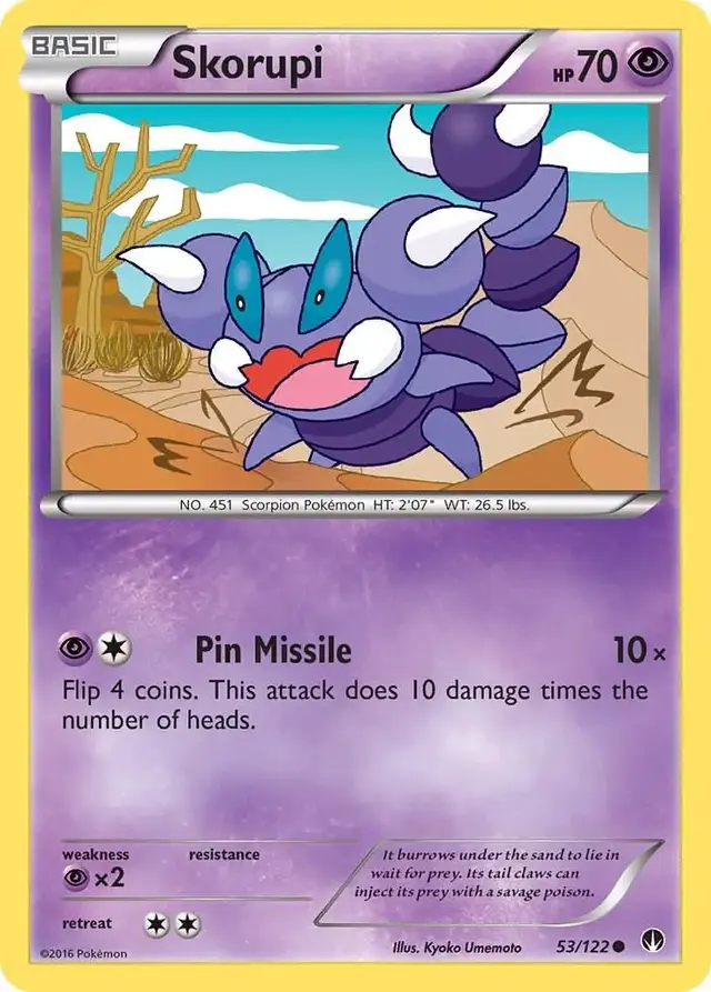 Skorupi - Pokemon BREAKpoint #53