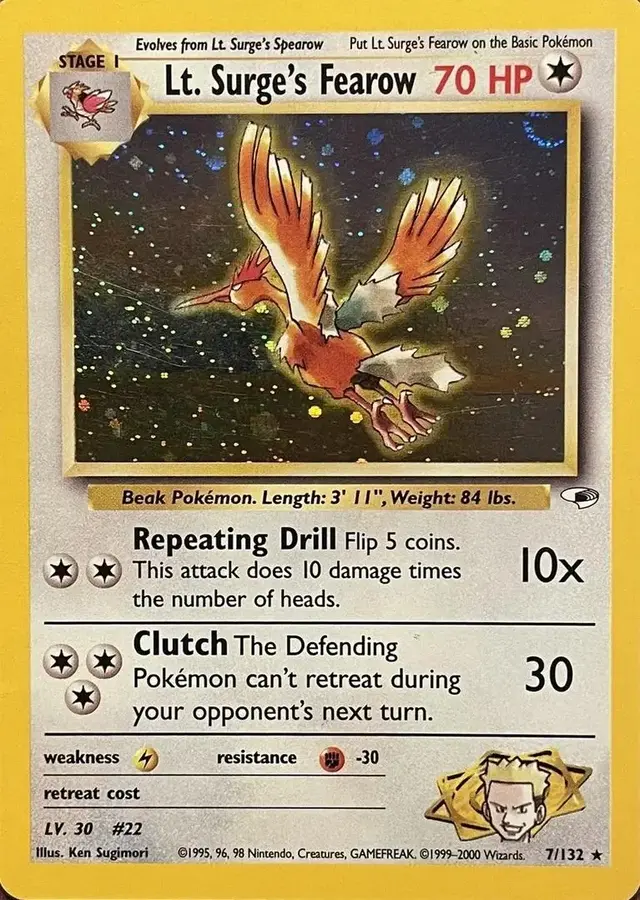 Lt. Surge's Fearow - Pokemon Gym Heroes #7