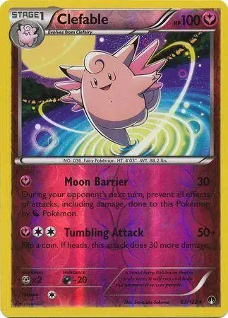 Clefable [Reverse Holo] - Pokemon BREAKpoint #82