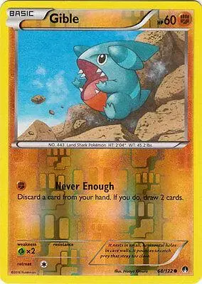 Gible [Reverse Holo] - Pokemon BREAKpoint #68