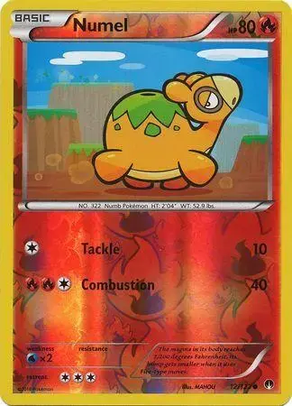 Numel [Reverse Holo] - Pokemon BREAKpoint #12