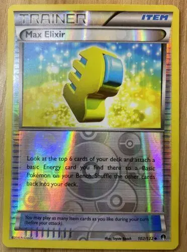 Max Elixir [Reverse Holo] - Pokemon BREAKpoint #102