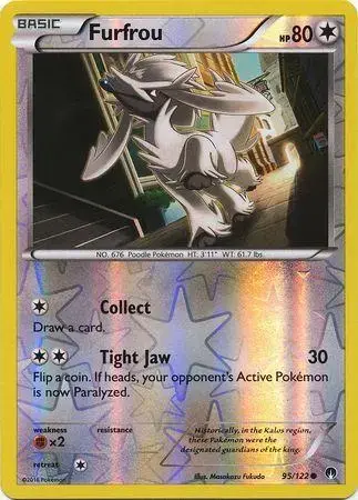 Furfrou [Reverse Holo] - Pokemon BREAKpoint #95