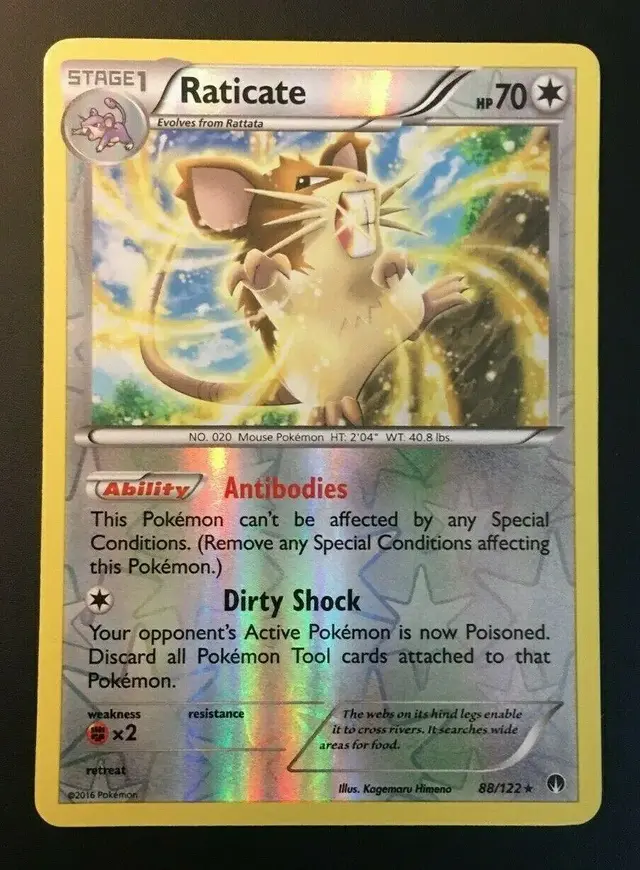 Raticate [Reverse Holo] - Pokemon BREAKpoint #88