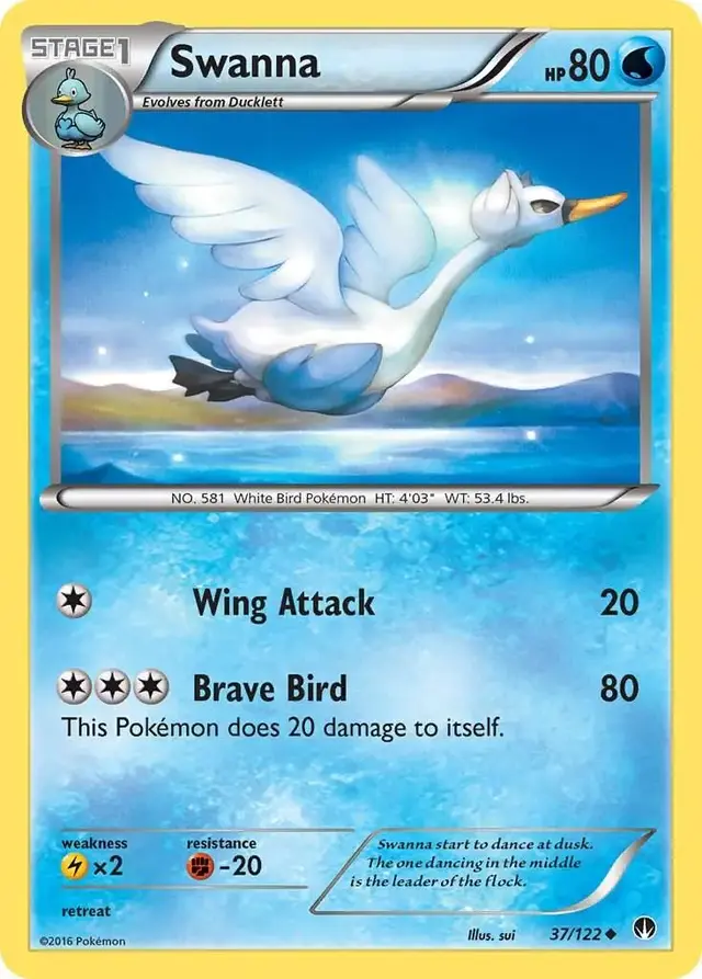 Swanna - Pokemon BREAKpoint #37