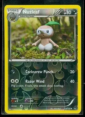 Nuzleaf [Reverse Holo] - Pokemon BREAKpoint #72