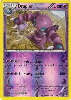 Drapion [Reverse Holo] - Pokemon BREAKpoint #54