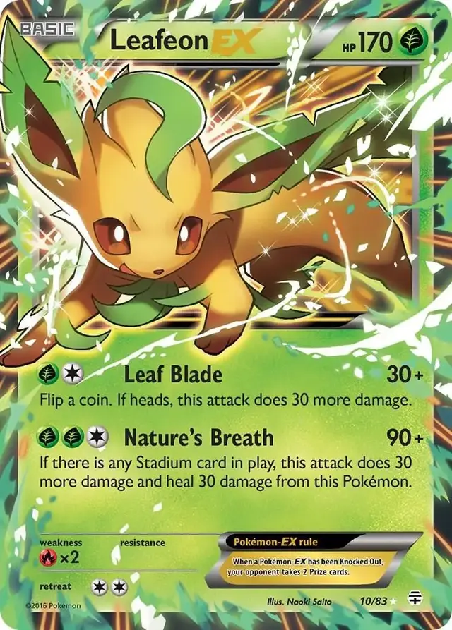 Leafeon EX - Pokemon Generations #10