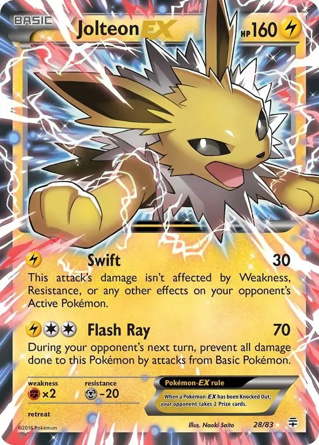 Jolteon EX - Pokemon Generations #28