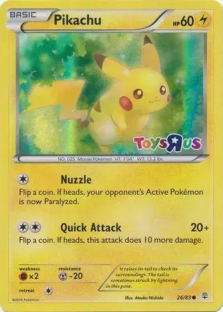 Pikachu [Toys R Us] - Pokemon Generations #26
