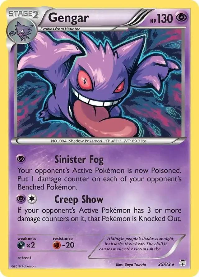 Gengar - Pokemon Generations #35