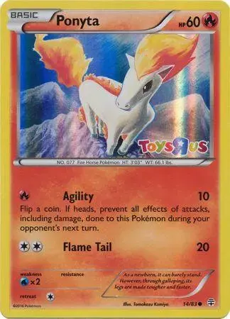 Ponyta [Toys R Us] - Pokemon Generations #14