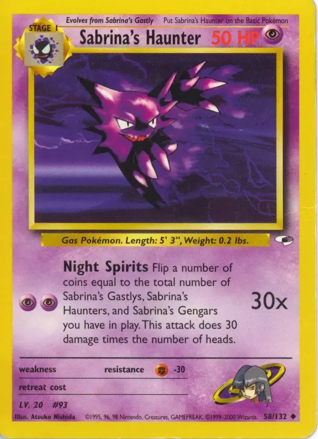 Sabrina's Haunter - Pokemon Gym Heroes #58