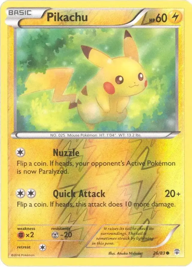 Pikachu [Reverse Holo] - Pokemon Generations #26