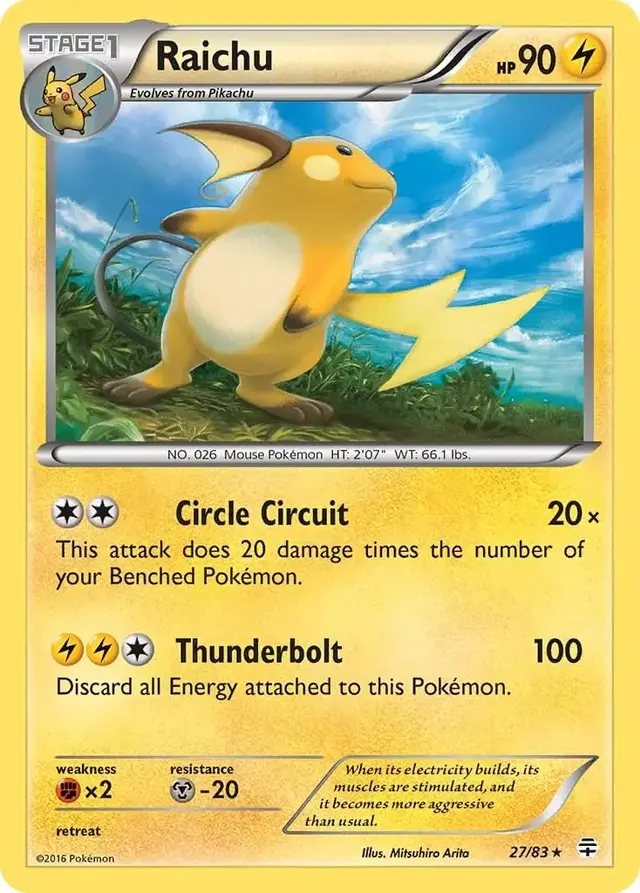 Raichu - Pokemon Generations #27