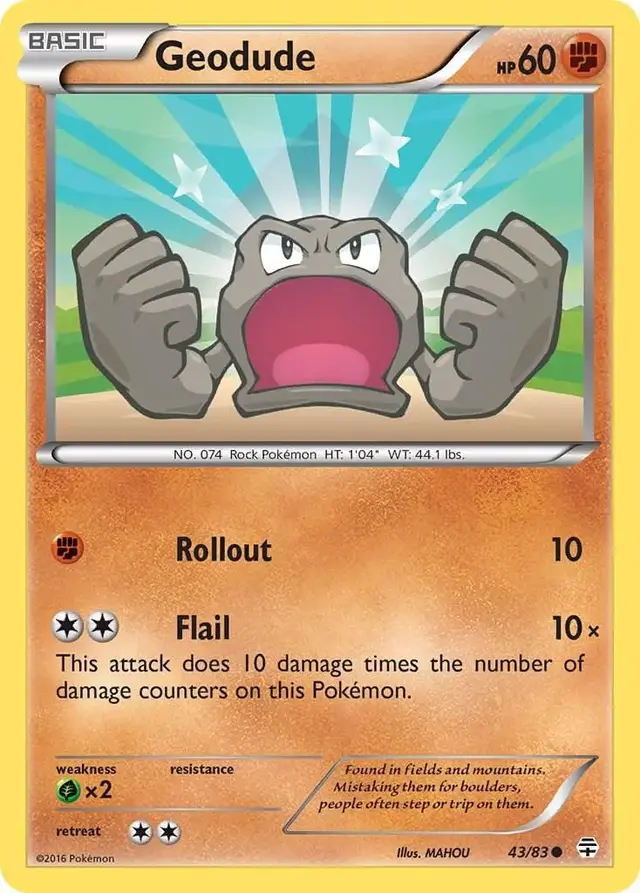 Geodude - Pokemon Generations #43