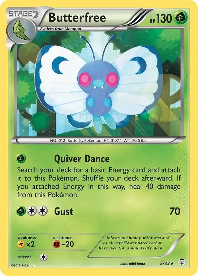 Butterfree - Pokemon Generations #5