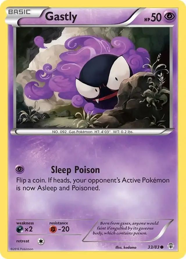 Gastly - Pokemon Generations #33