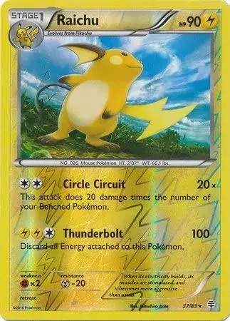 Raichu [Reverse Holo] - Pokemon Generations #27