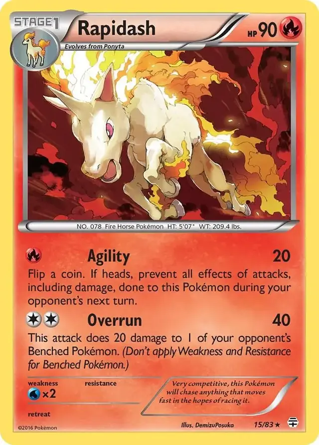 Rapidash - Pokemon Generations #15