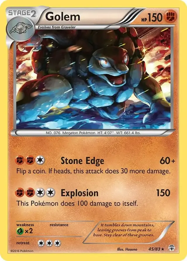 Golem - Pokemon Generations #45