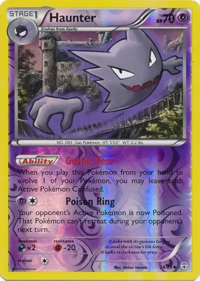 Haunter [Reverse Holo] - Pokemon Generations #34