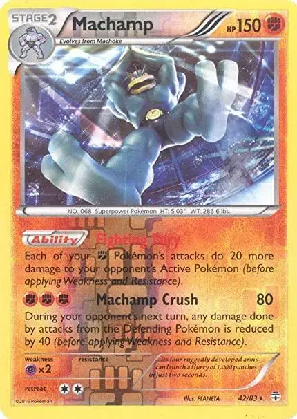 Machamp [Reverse Holo] - Pokemon Generations #42