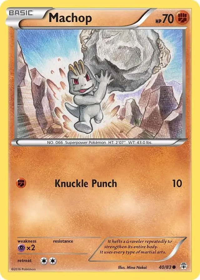 Machop - Pokemon Generations #40