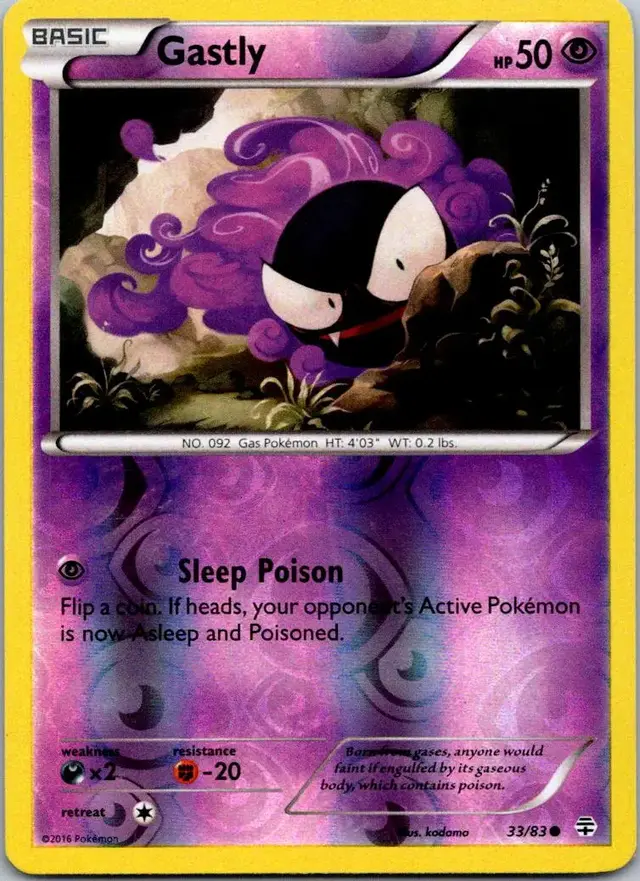 Gastly [Reverse Holo] - Pokemon Generations #33