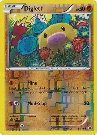 Diglett [Reverse Holo] - Pokemon Generations #38