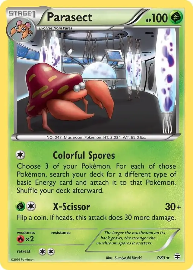 Parasect - Pokemon Generations #7