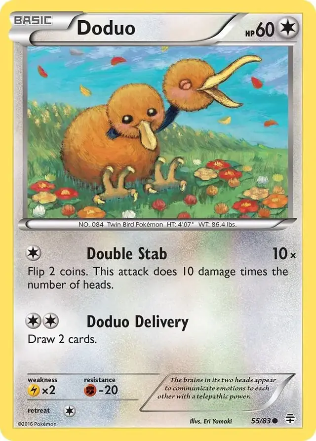 Doduo - Pokemon Generations #55