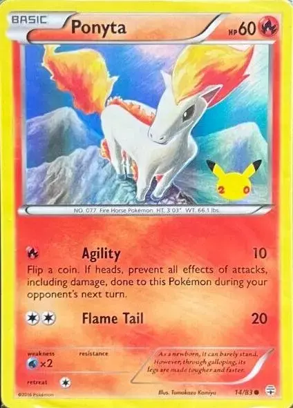 Ponyta [Stamped] - Pokemon Generations #14
